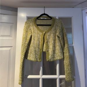 Cardigan with Pearl Buttons